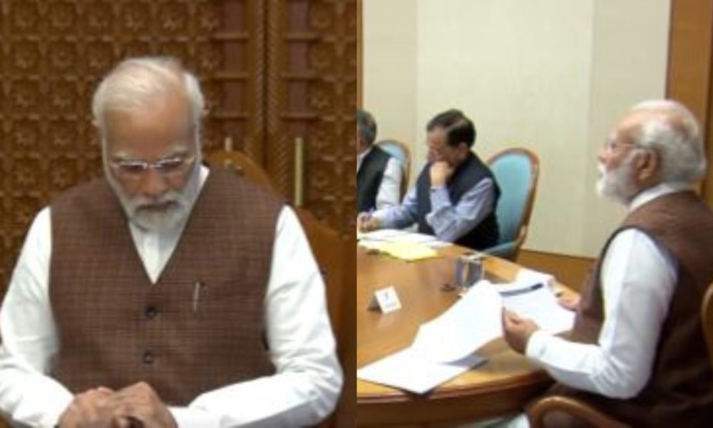 PM Modi chairs high-level meeting to review Covid situation, emphasizes Covid-appropriate behaviour