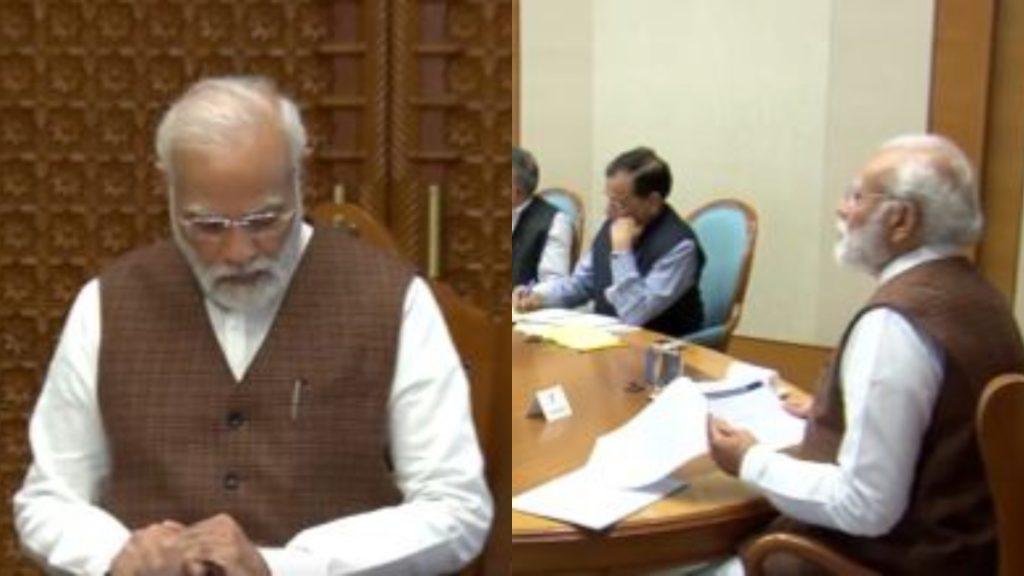 pm modi chairs covid meeting