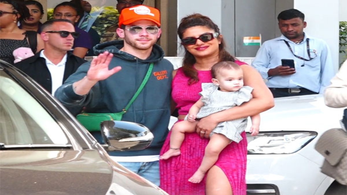 Priyanka Chopra comes home with hubby Nick & baby Malti, papped at Mumbai Airport; See pics
