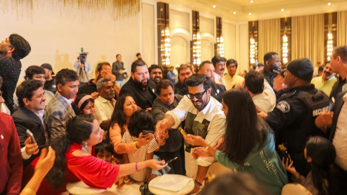 Ahead of Oscars, fans host special event for meeting their megastar Ram Charan; See pics