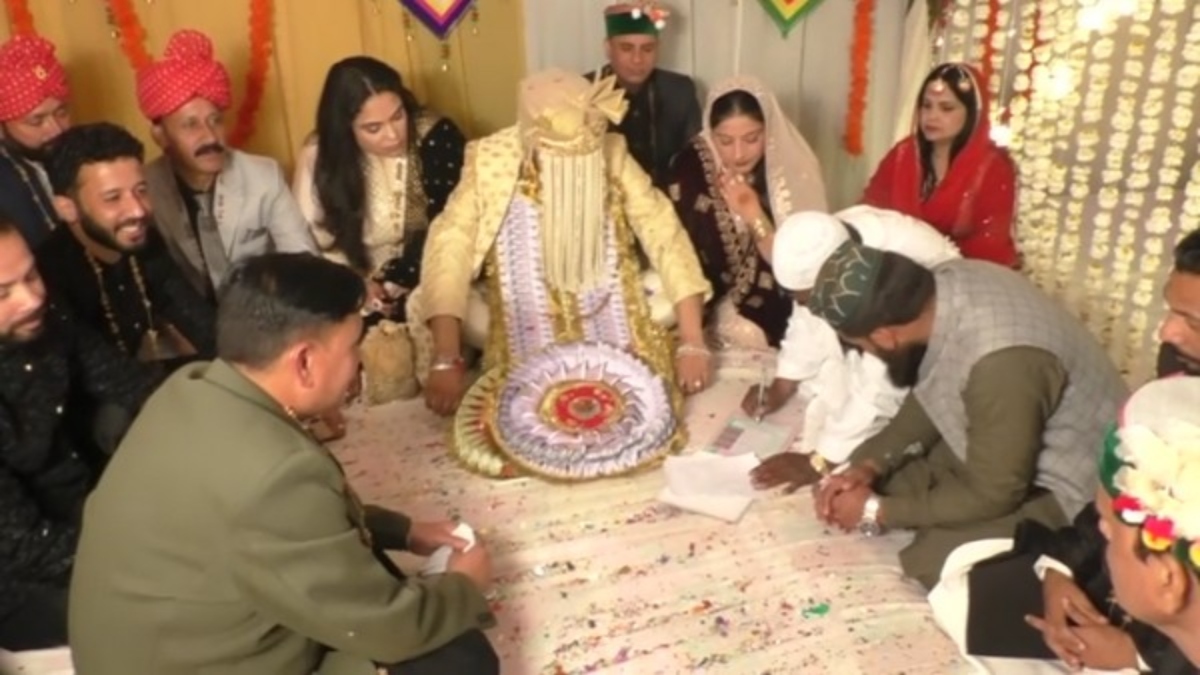 Message of religious harmony: Muslim couple married at Hindu temple premises in Shimla