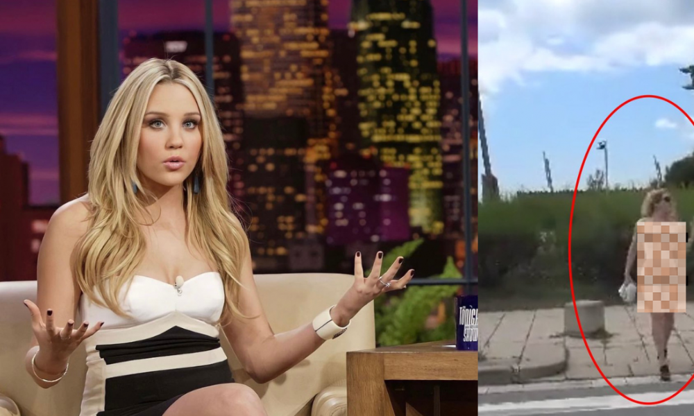Hollywood Actress Amanda Bynes spotted naked on the street, placed on psychiatric hold for 72 hours