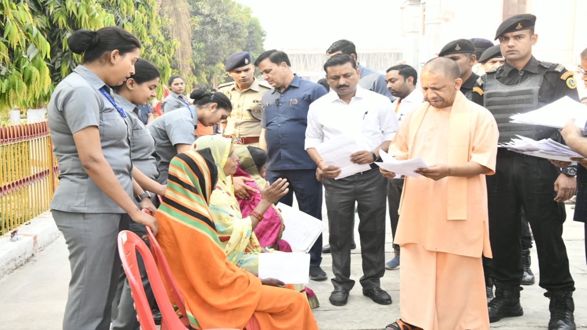 CM Yogi addresses grievances of about 250 people at ‘Janata Darshan’ in Gorakhpur