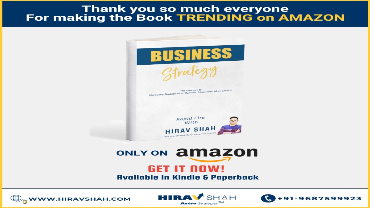 Hirav Shah’s New Book “Business Strategy: Rapid Fire with Hirav Shah” Trending on Amazon