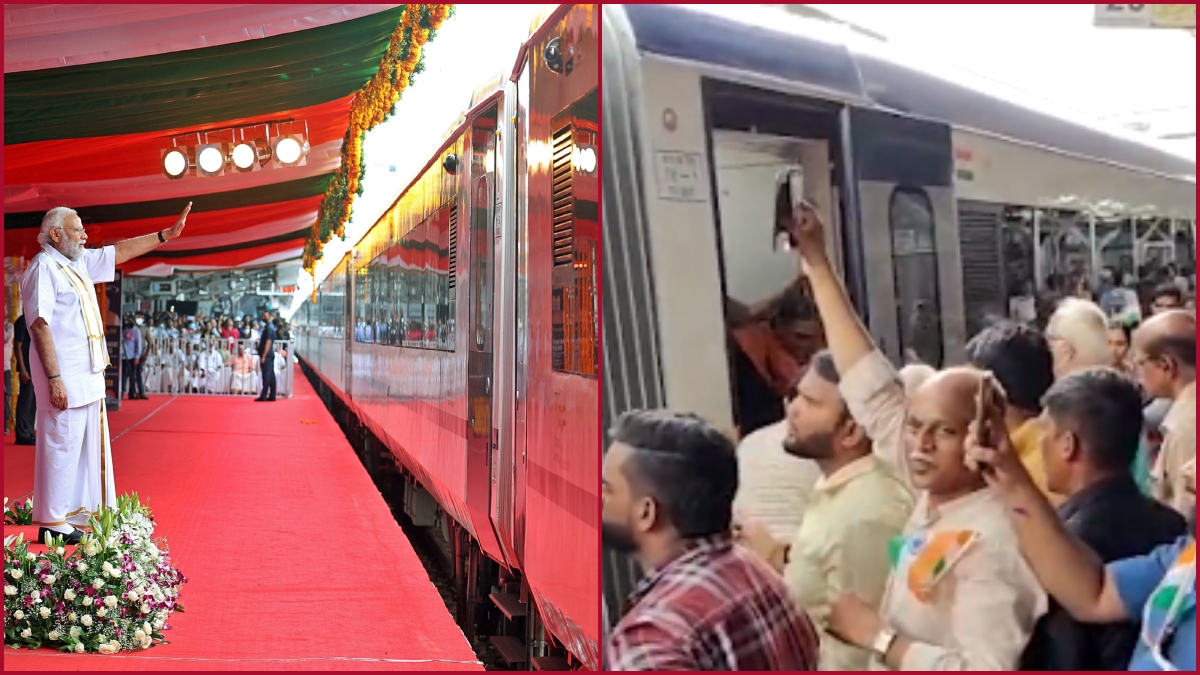 Terrific Thrissur! PM Modi praises the grand welcome of Vande Bharat Express at Thrissur railway station (VIDEO)