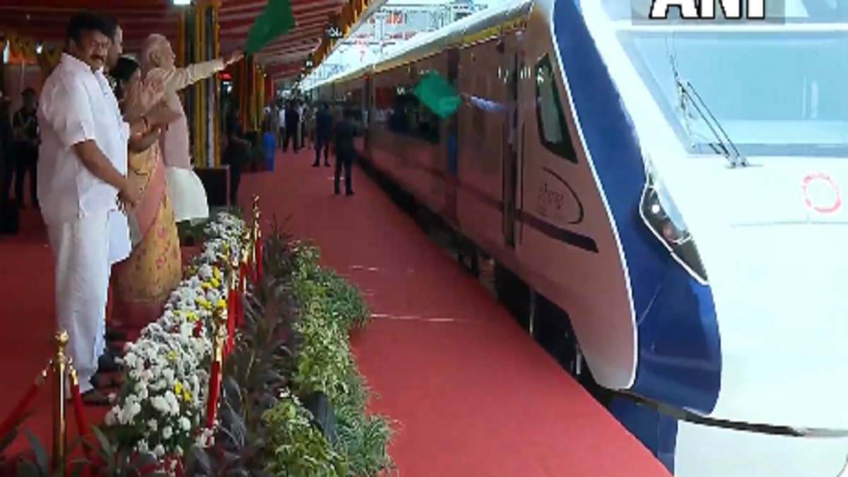 PM Modi flags off Secunderabad-Tirupati Vande Bharat Express