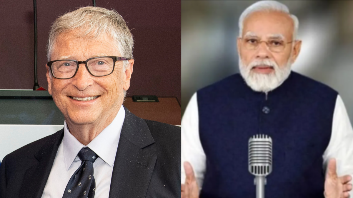 Bill Gates congratulates PM Modi for completing 100 episodes of ‘Mann Ki Baat’