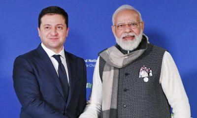 Prime Minister Narendra Modi- Ukraine President Volodymyr Zelensky
