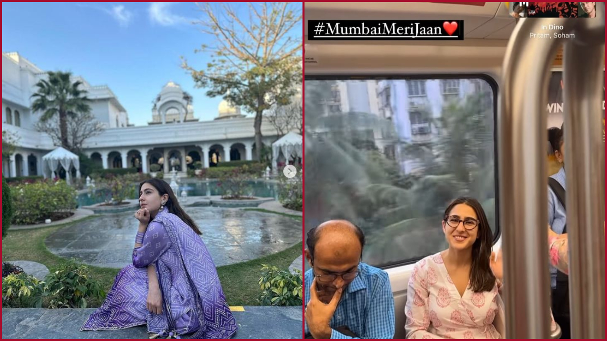 Sara Ali Khan travels by metro in Mumbai, shares video
