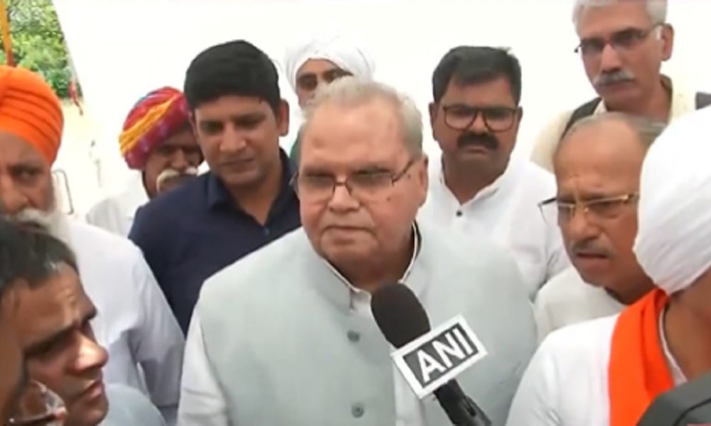 Satya Pal Malik’s program stopped by Delhi Police, some Khap leaders ‘detained’