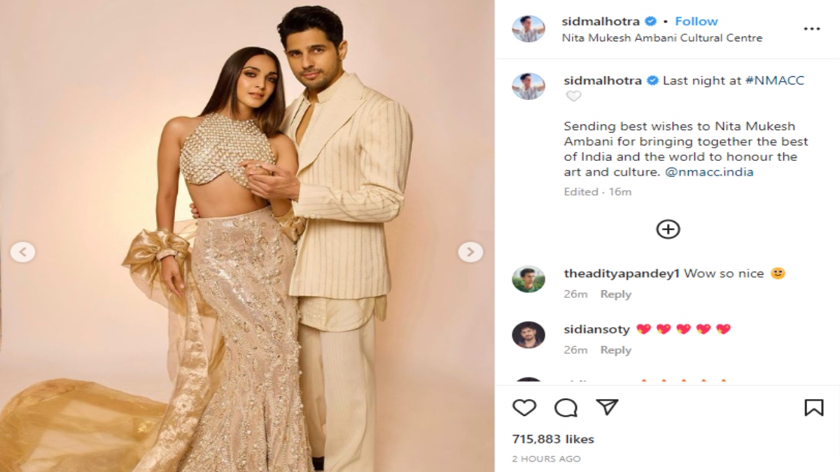 Sidharth and Kiara poses for romantic photoshoot, fans call it “best couple”