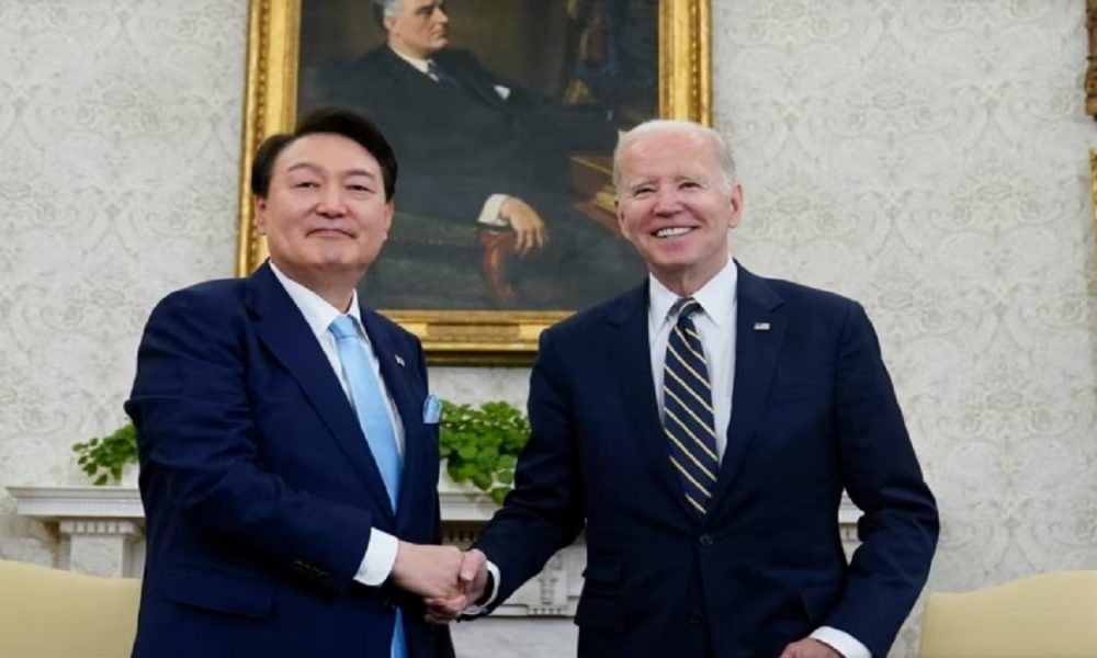 VIDEO: South Korean Prez croons ‘American Pie’ at White House, Joe Biden impressed