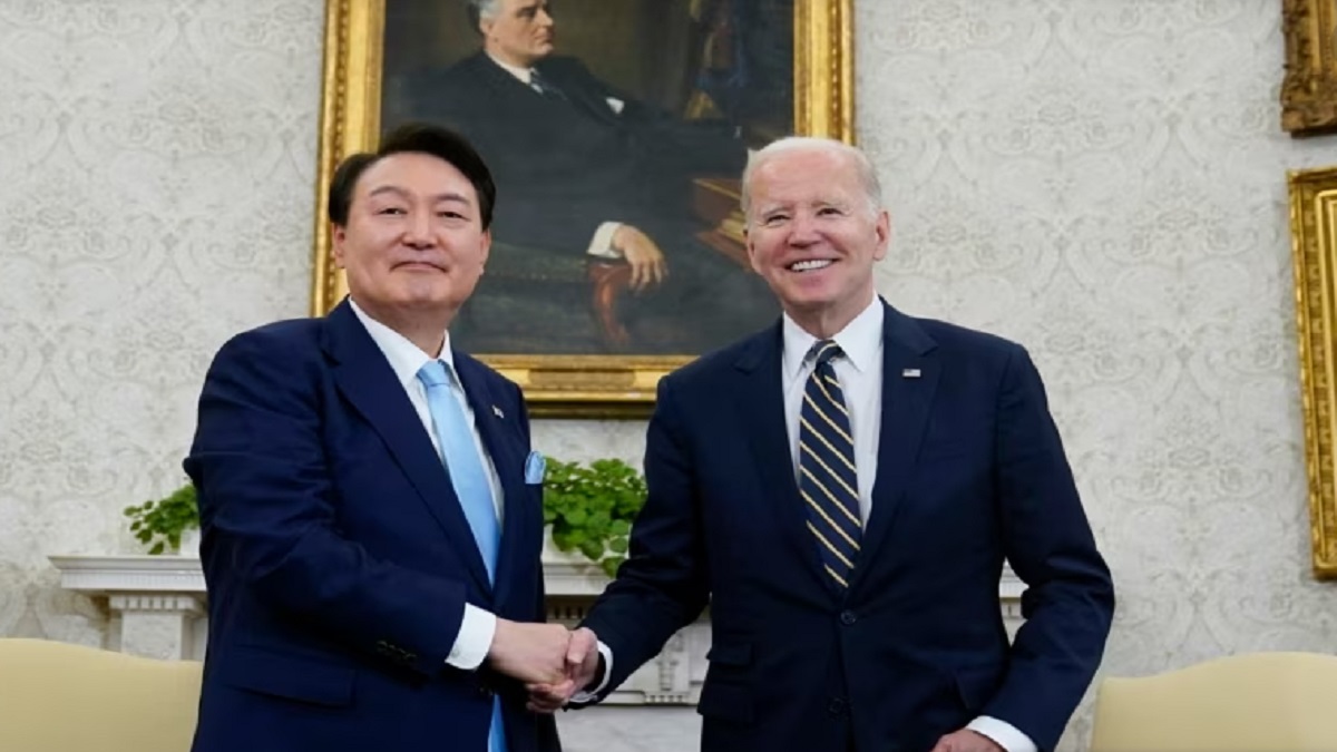 VIDEO: South Korean Prez croons ‘American Pie’ at White House, Joe Biden impressed