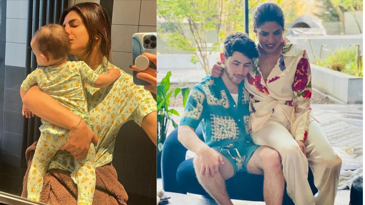 [See Pics] Nick Jonas-Priyanka Chopra Easter celebration with daughter Malti