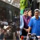 aap leaders detained for protest