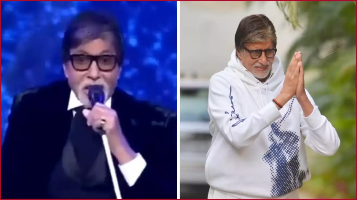 Amitabh Bachchan posts old clip of singing live at an Award Show, fans say “This made my Day”