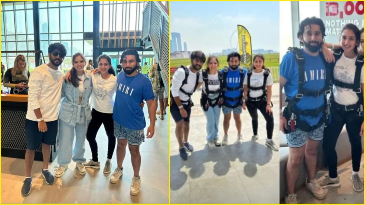 Fiancee Radhika Merchant enjoys skydiving with friends in Dubai for Anant Ambani’s b’day (PICS)