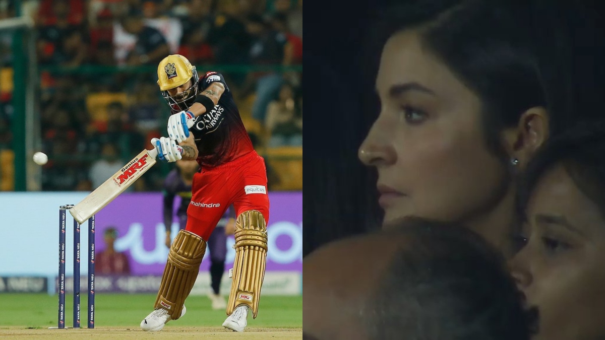 IPL 2023 RCB vs KKR: Anushka Sharma left shocked as Venkatesh Iyer takes a stunner to dismiss Kohli (WATCH)