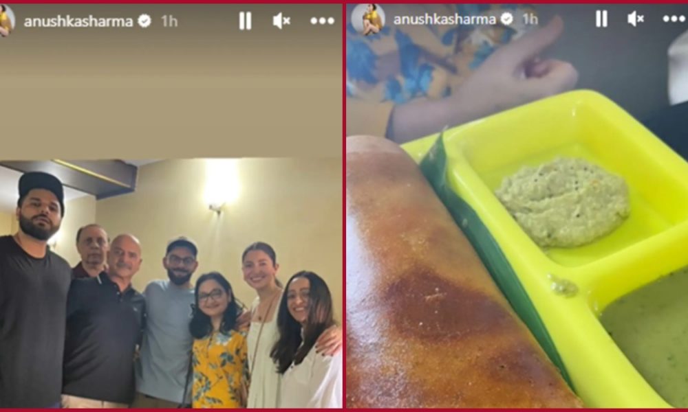 Virat Kohli and Anushka Sharma relishes south Indian cuisine, poses with staff of eatery in Bangalore (PICs)