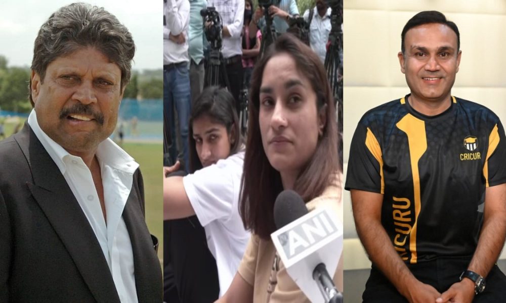 From Kapil Dev to Virender Sehwag: Ex-cricketers come in solidarity with wrestlers protesting at Jantar Mantar