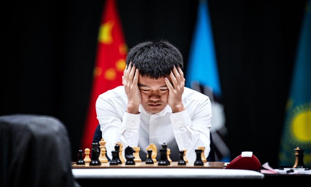 FIDE World Chess Championship Game 6: Ding crushes Nepo in London System, sets up queen sac for checkmate