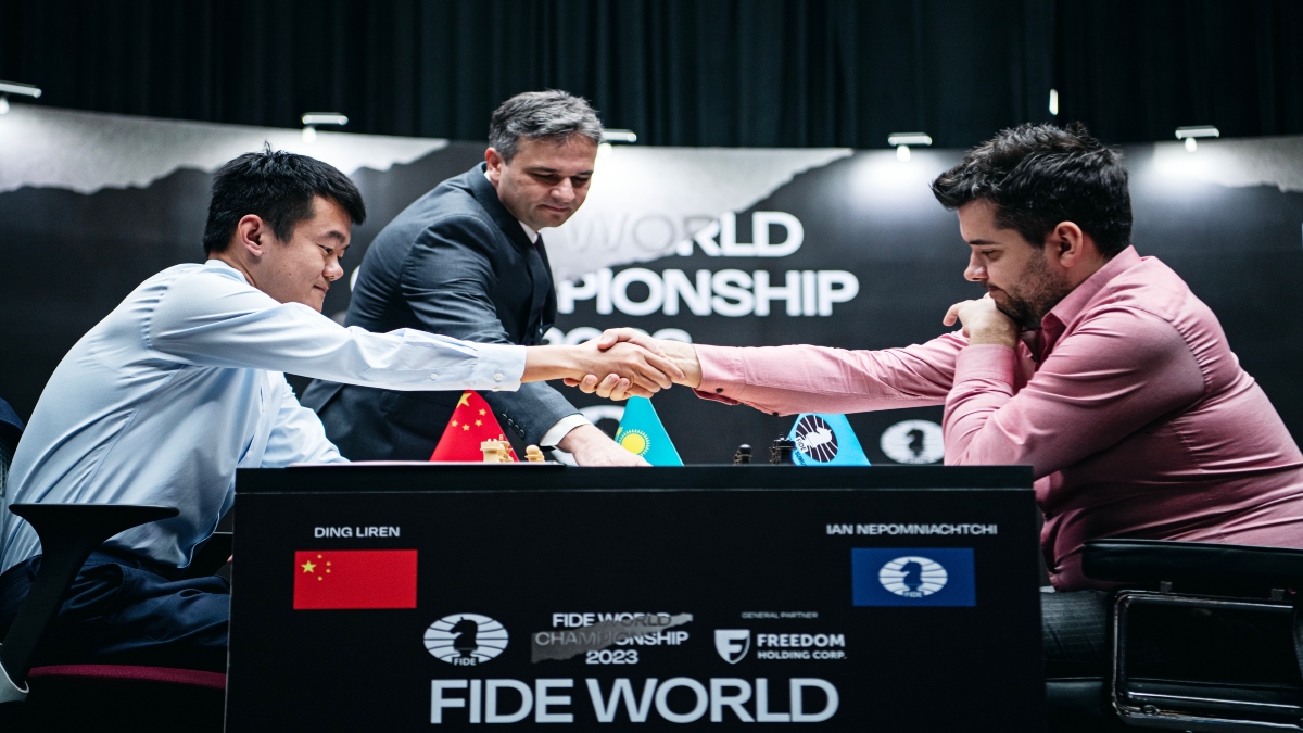 FIDE World Chess Championship: Game 10 witnesses first solid draw of match, Nepo leads 5.5-4.5