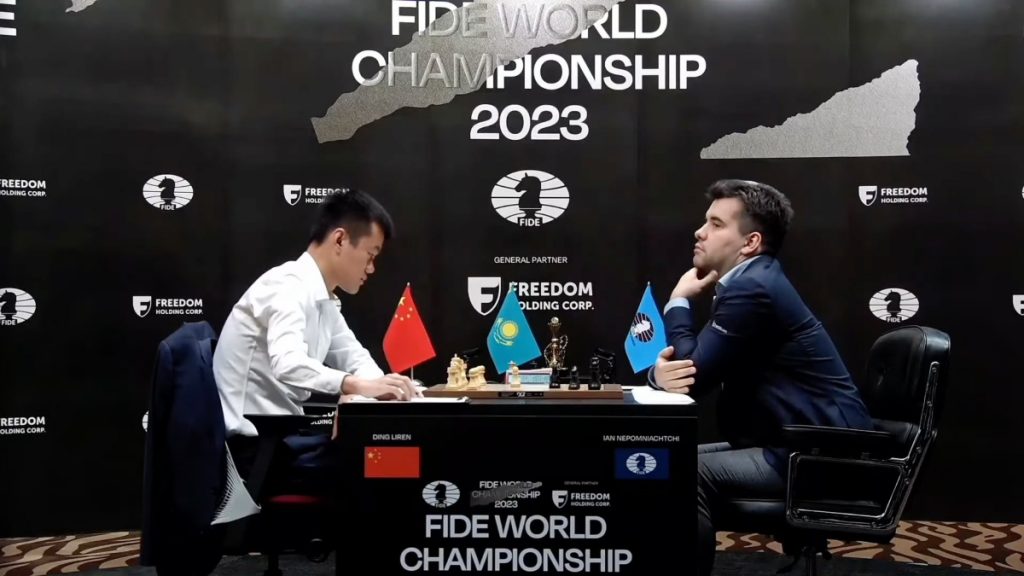 FIDE World Chess Championship Game 2: Nepo Crushes Ding With Black ...