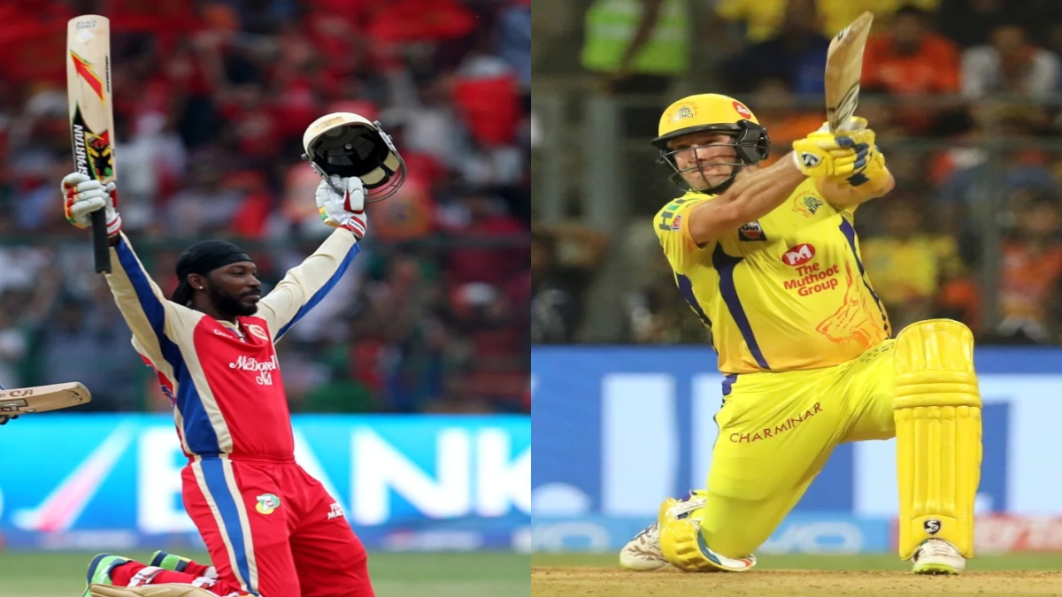 Gayle’s 175 to Watson’s 117: Relive Top 5 swashbuckling knocks of IPL (VIDEOS)