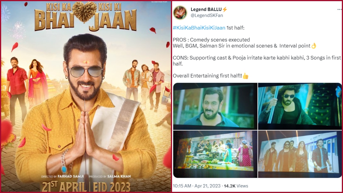 ‘Kisi Ka Bhai Kisi Ki Jaan’ Twitter Review: Salman Khan entertains with his energetic actions and dance, fans say, “SUPERB Family Entertainer”