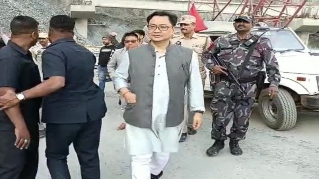 kiren rijiju accident