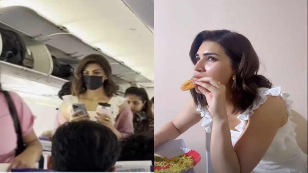 kriti sanon economy class