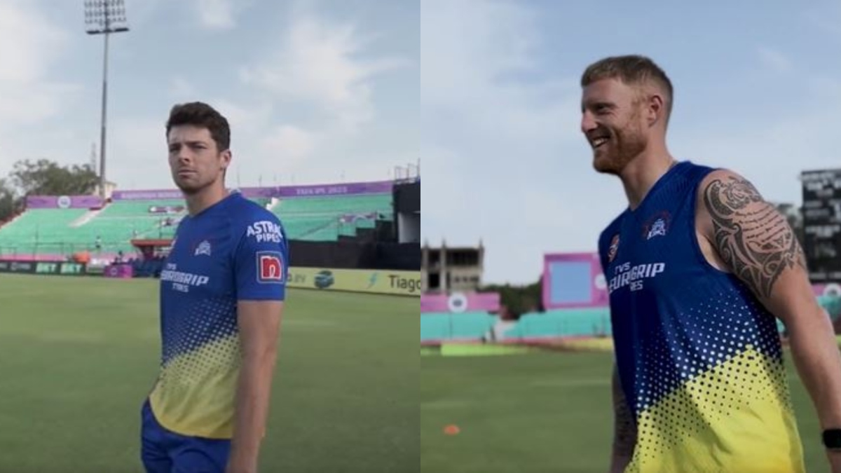 ‘Funny guy ain’t he…’: Mitchell Santner reminds Ben Stokes of last-ball six against him ahead of RR vs CSK match (VIDEO)
