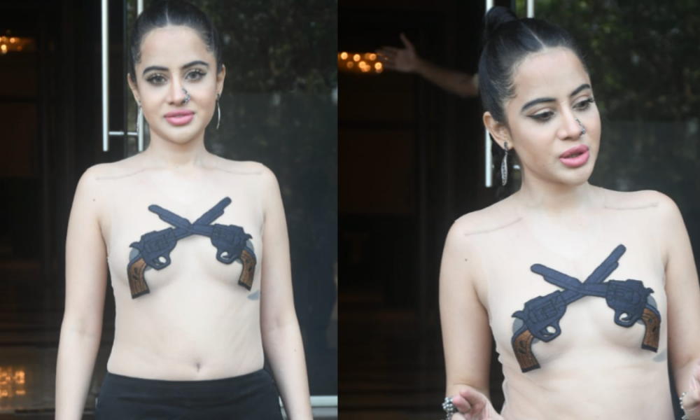 [Viral Pics] Uorfi Javed goes almost topless, wears nothing but gun-shaped pasties