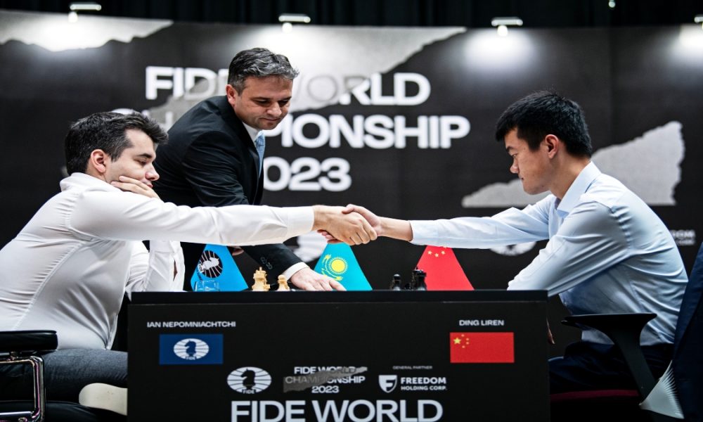 FIDE World Chess Championship: Game 13 ends in draw, match stands equal with last round to go