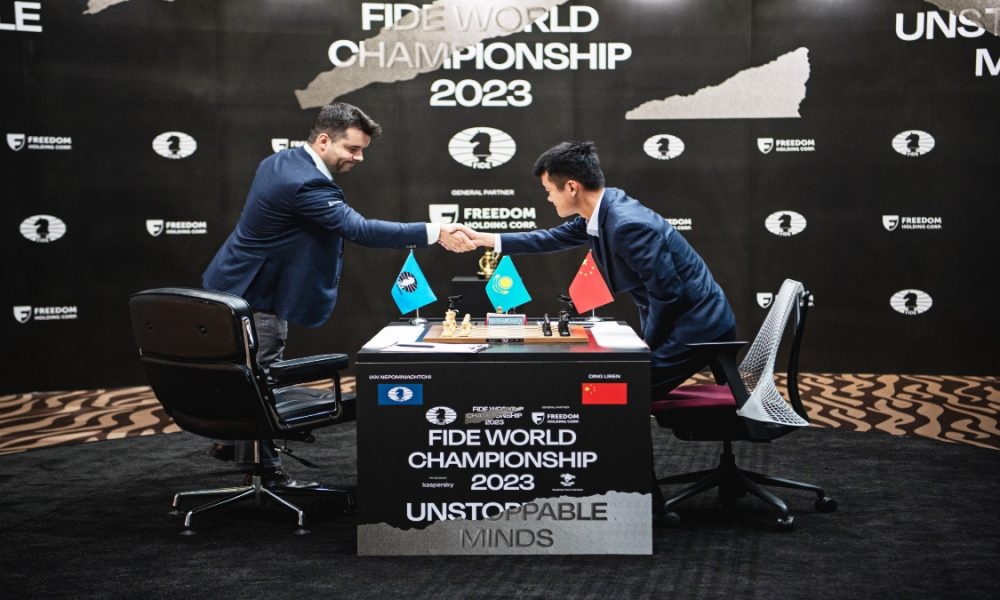 FIDE World Chess Championship: Game 3 ends with 3-fold repetition, Ding back to comfort over the board