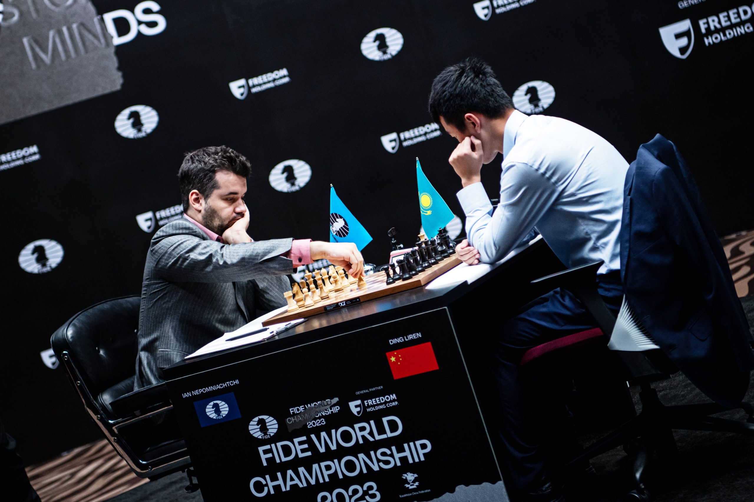 Ian Nepomniachtchi x Ding Liren - FIDE World Championship 2023 - Partida 6  