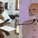pm modi calls eshwarappa