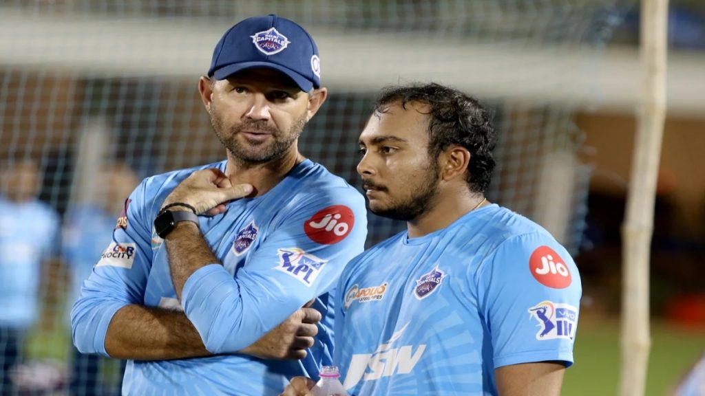 ricky ponting and prithvi shaw