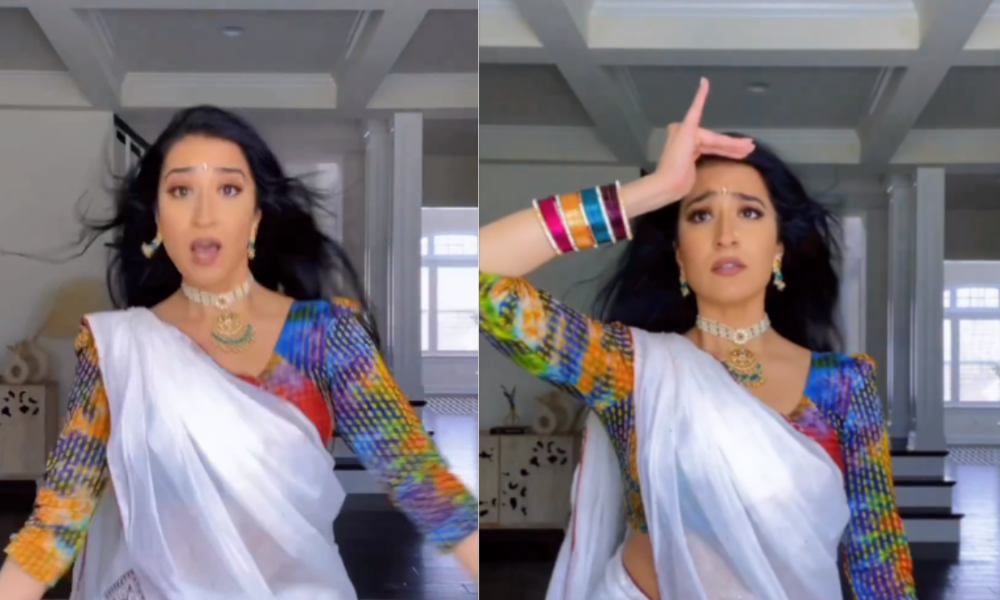 [WATCH] Woman’s dance on Neend Churayee Meri goes viral, Netizens call her young Madhuri Dixit