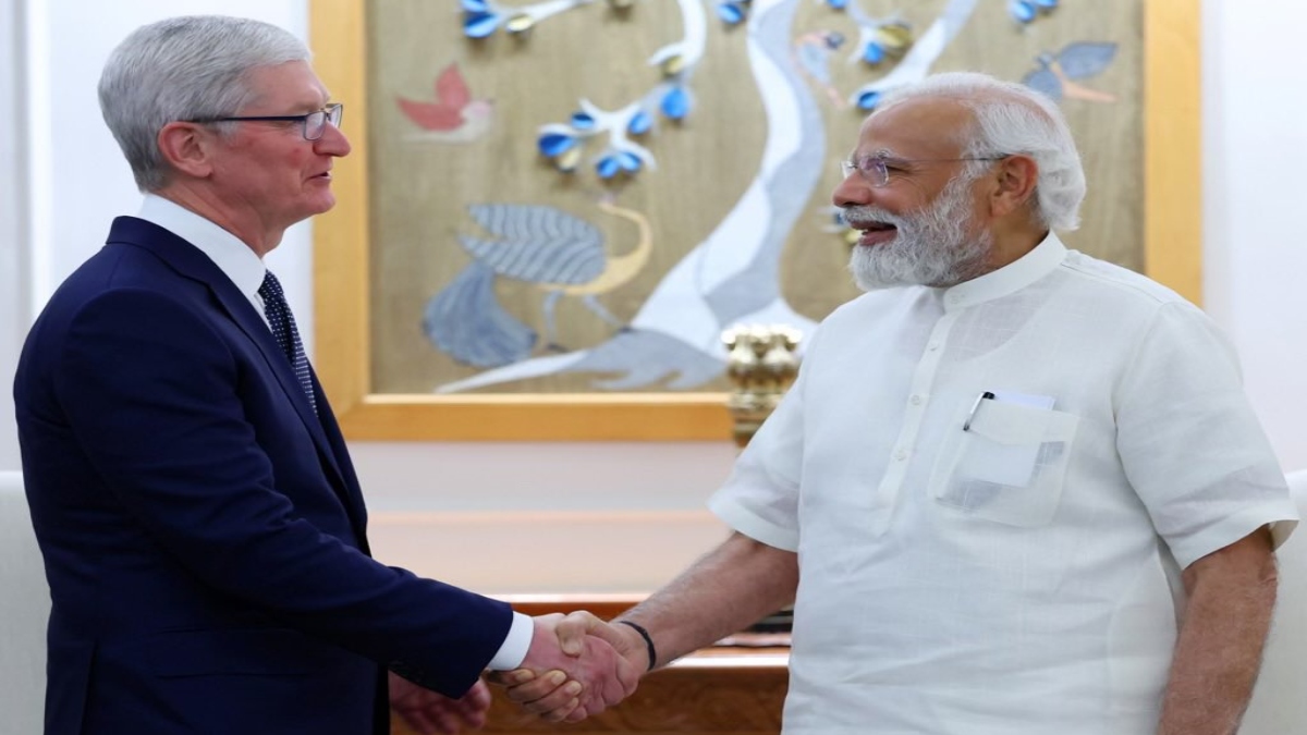 Apple CEO Tim Cook meets PM Modi, discusses impact of technology in India