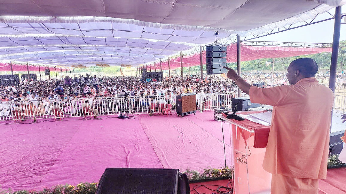Karnataka polls: UP CM Yogi addresses 4 public meetings on second day of marathon campaign
