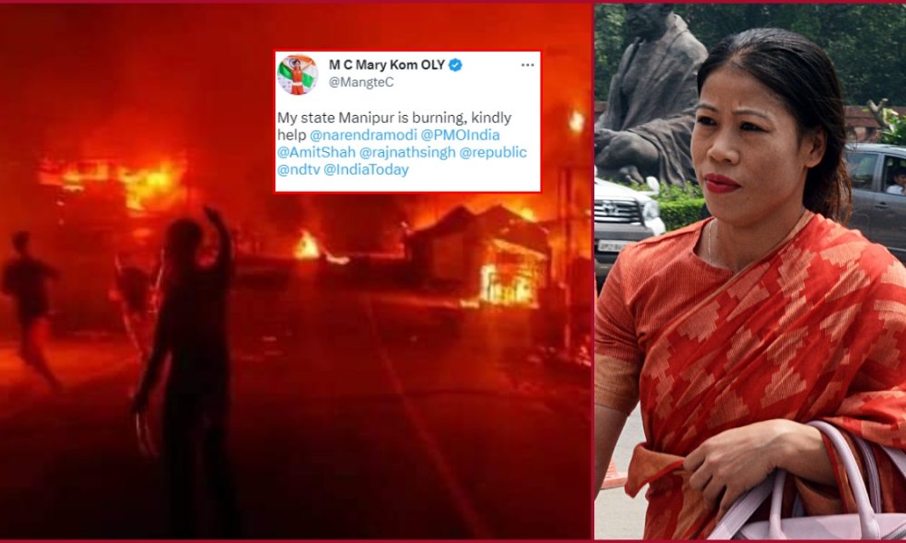 Manipur Violence: Mary Kom seeks help from PM Modi, Amit Shah; Tweets “My state is burning, kindly help”