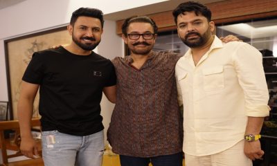 aamir with gippy and kapil