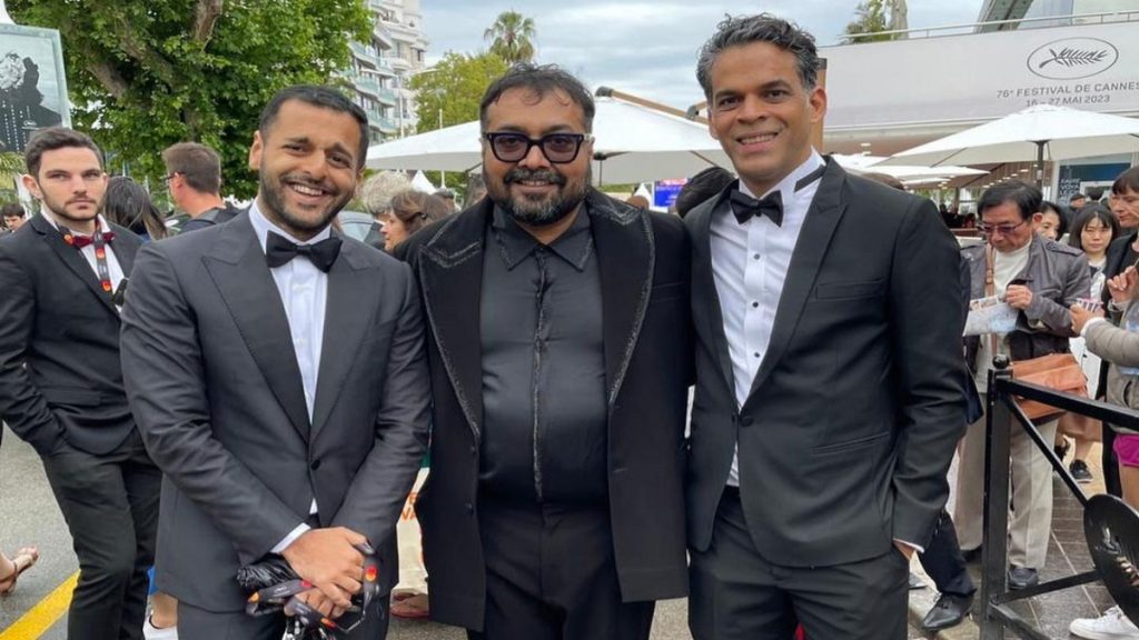 anurag and motwane at cannes