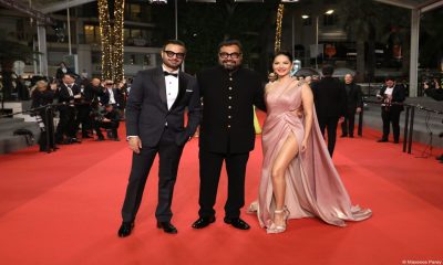 anurag kashyap with sunny leone and rahul bhat