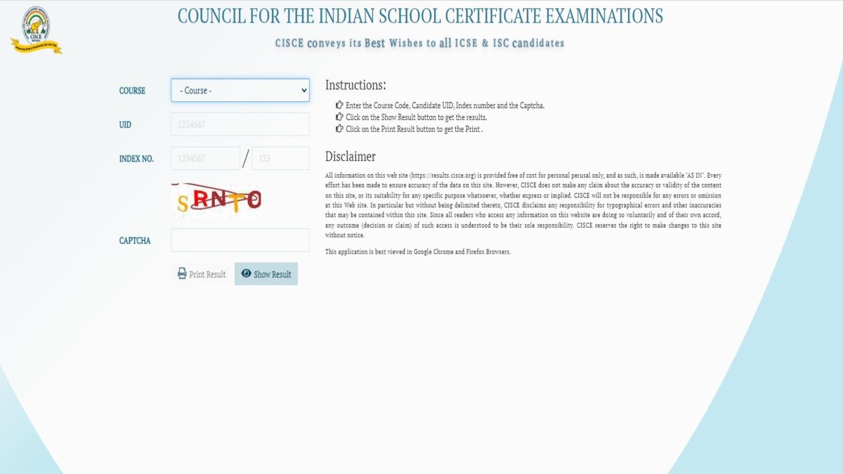 cisce results
