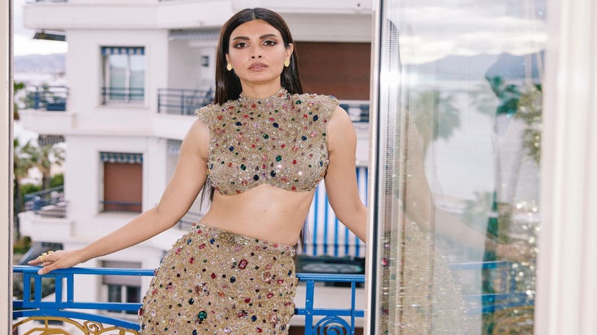 Diana Penty wears glittery outfit to Cannes 2023, poses at hotel’s balcony