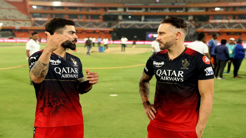 faf and virat chat