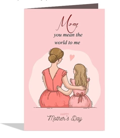 Love You Mom Personalized Card | Personalised Cards