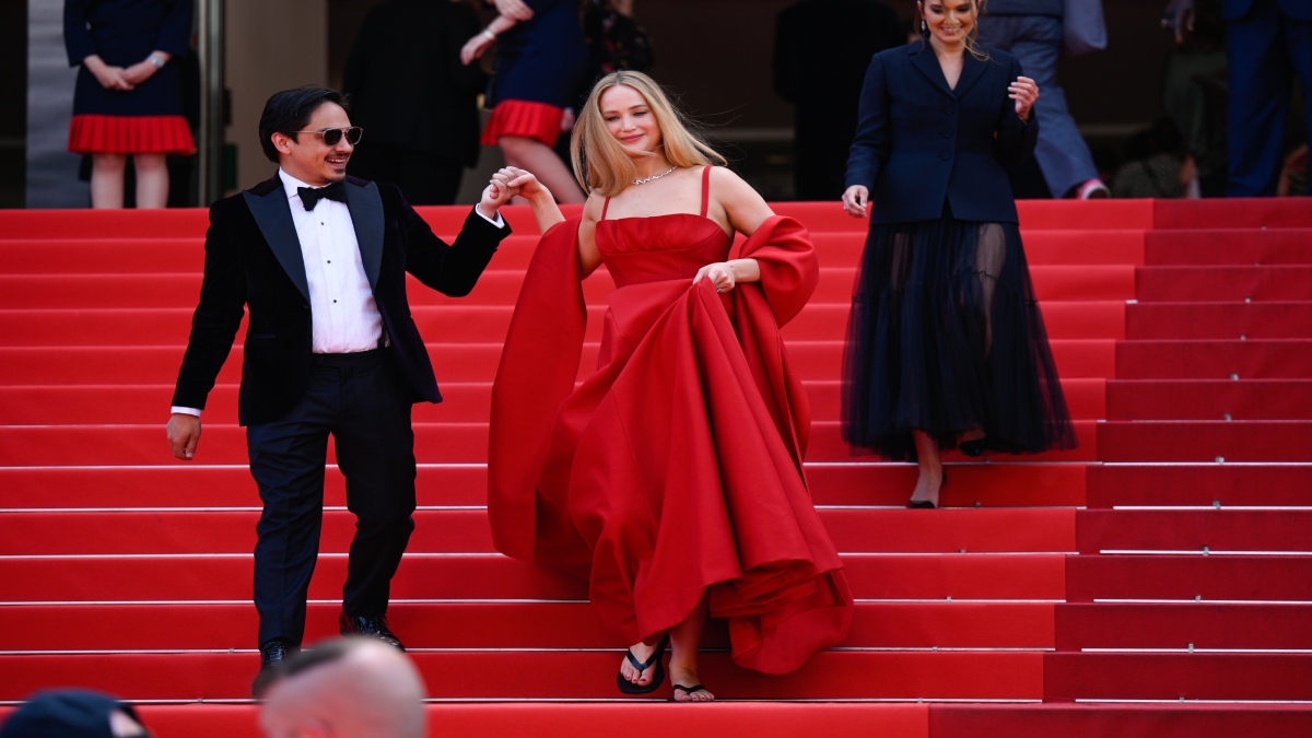 Cannes 2023: Jennifer Lawrence pairs her red gown with flip-flops, netizens laud her fashion statement